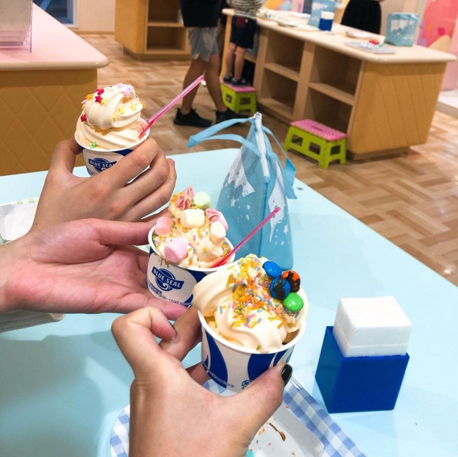 ブルーシールアイスパーク　ソフトクリーム