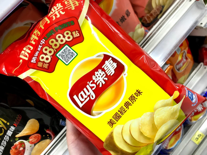 台湾のポテトチップス