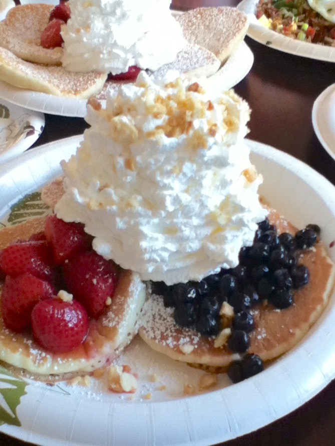 エッグスシングスのパンケーキ