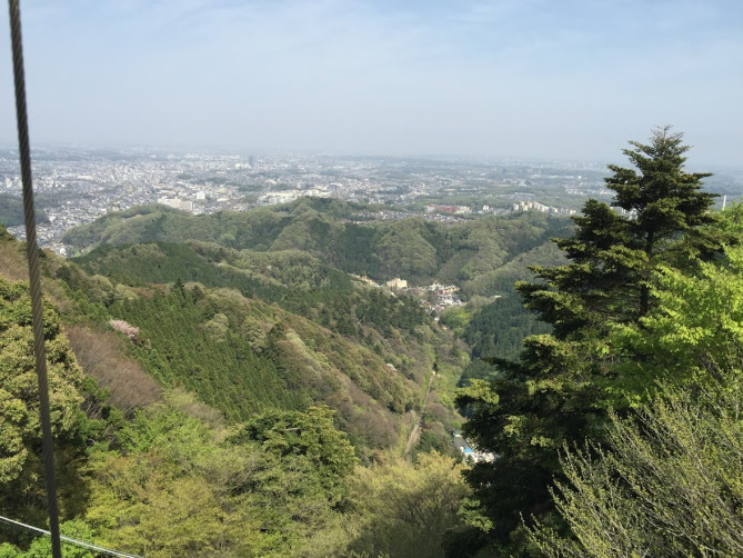 高尾山からの眺め