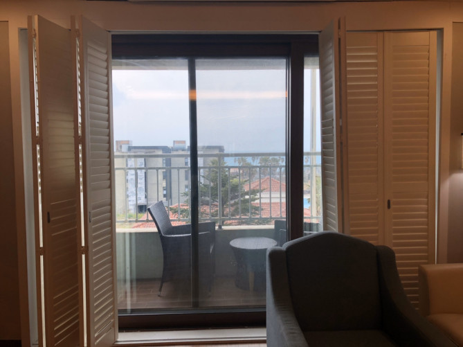 マレボリゾートの客室から見た景色