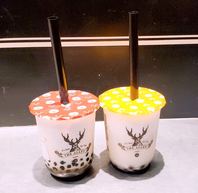 大人気の黒糖タピオカミルクティー