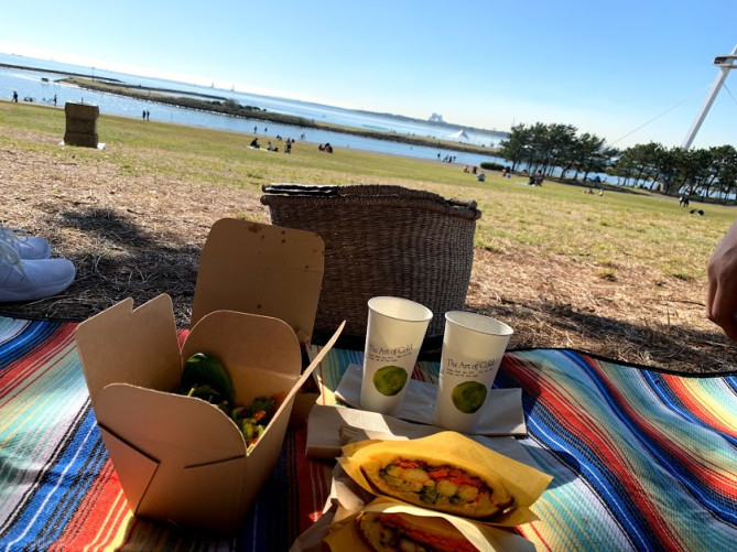 葛西臨海公園でピクニック
