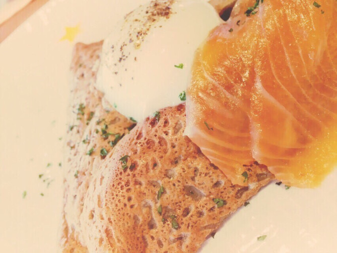 朝食のガレット（ブレストンコート）