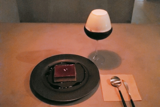 大人気の「プリン」と「アイスカフェオレ」