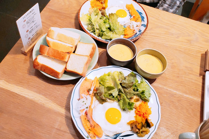 大人気のモーニングプレート