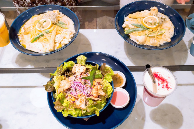 シロのこだわりのヘルシーメニュー