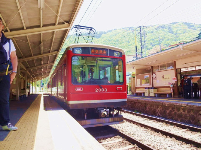 箱根の登山鉄道