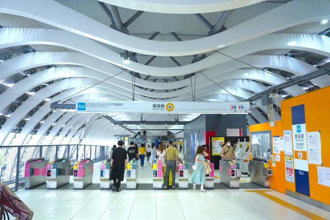 銀座線:渋谷スクランブルスクエア方面改札