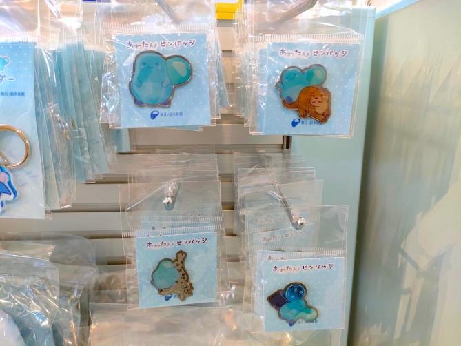 新江ノ島水族館（えのすい）お土産：ピンバッジ