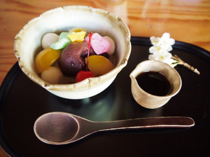 甘味処でひと休憩