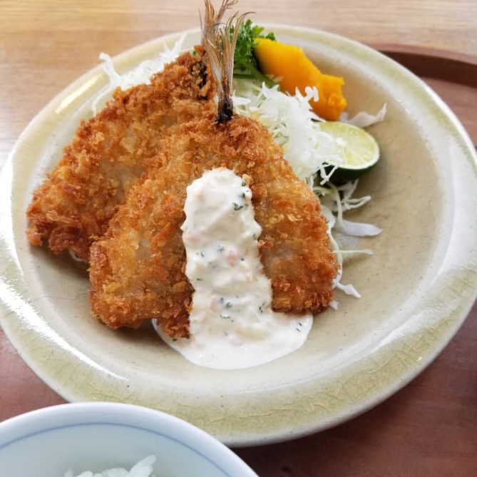 サクサクのアジフライ