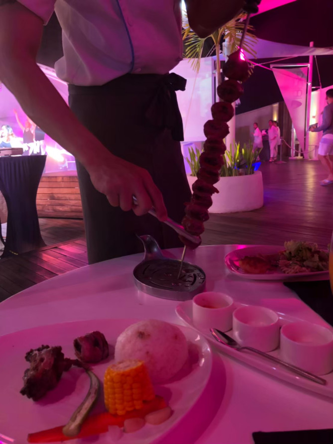 IBIZA Beach Club（イビザビーチクラブ）のシュラスコ