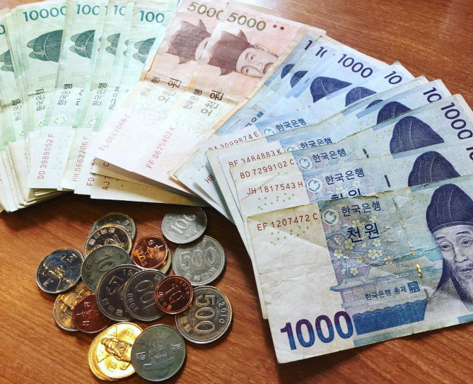 韓国通貨のウォン