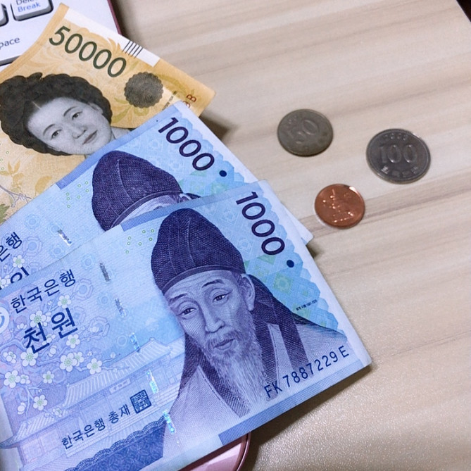 韓国の紙幣と通貨