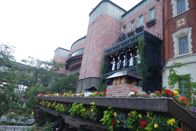 西洋風の建物が異国情緒あふれる雰囲気