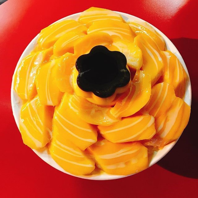 台北のマンゴーかき氷