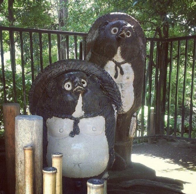 鎮護堂のお狸様