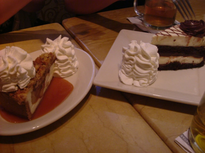 人気のチーズケーキ