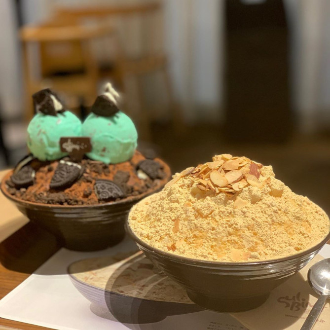 ソルビンの看板メニュー「インジョルミソルビン(右)」