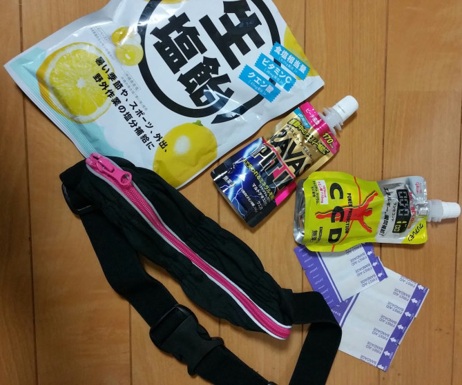 フルマラソンの必需品