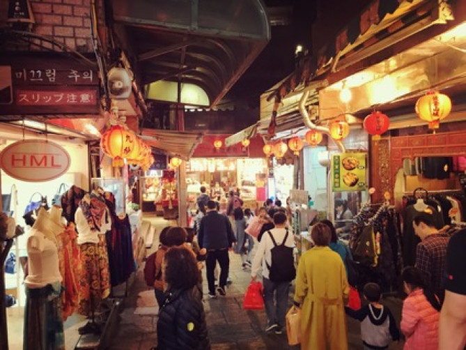 九份のメインストリート