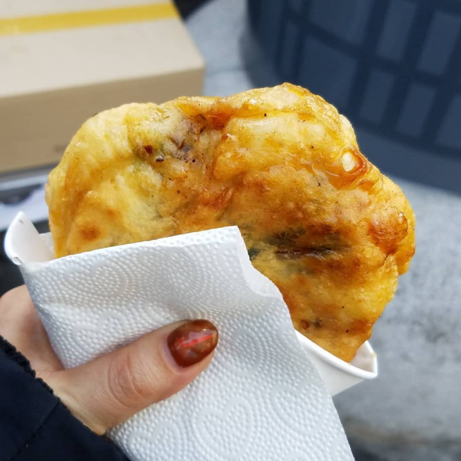 アツアツのホットク