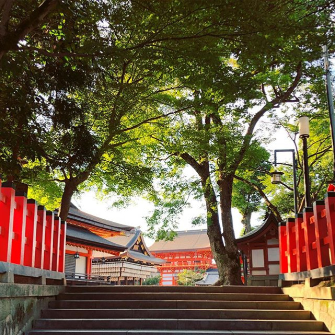 八坂神社の構内