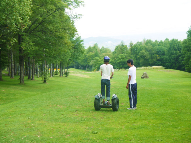 新富良野プリンスホテルでセグウェイ体験
