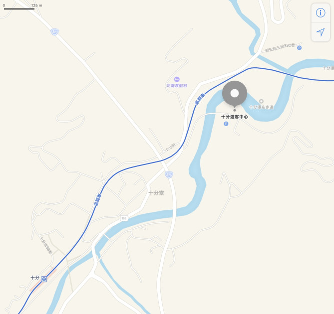 十分遊客中心(ビジターセンター)を目指します