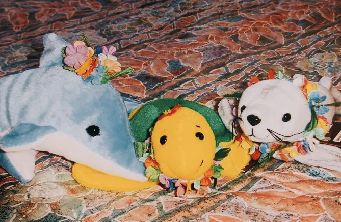 ABCストアで購入したぬいぐるみ