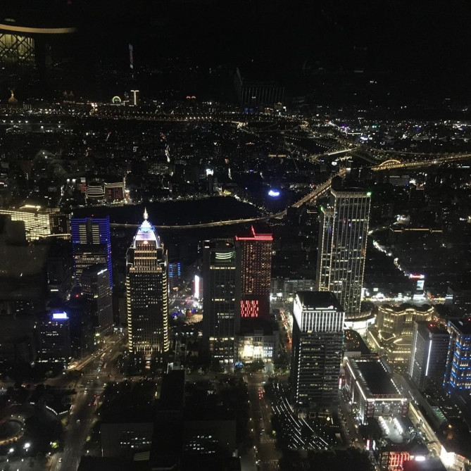 欣葉101食藝軒から見える夜景
