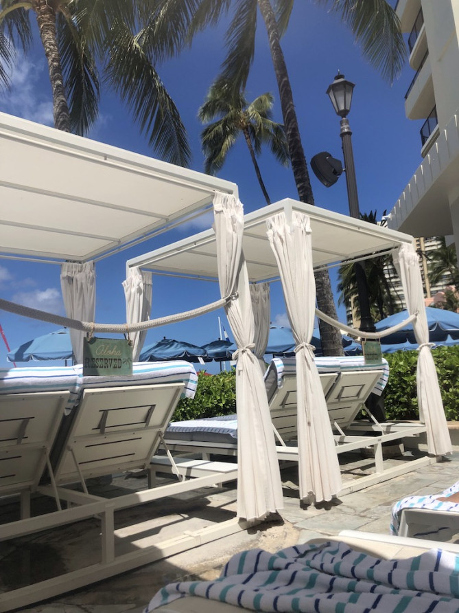 ２人用カーテン付きビーチベッド