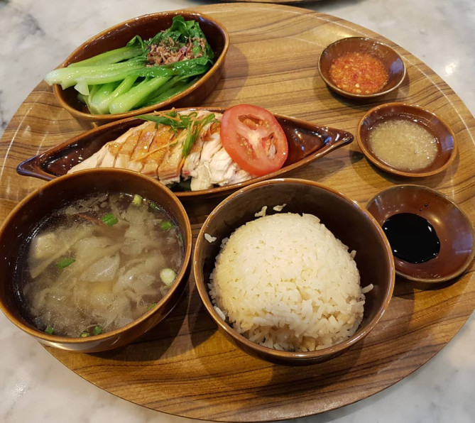 ロイキーのチキンライスセット