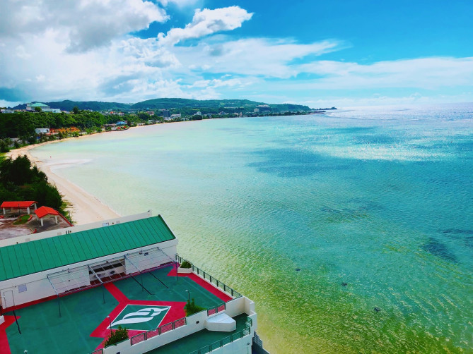 ホテルからの景色