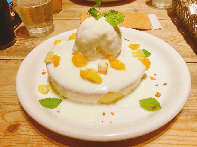 ココナッツヨーグルトパンケーキ