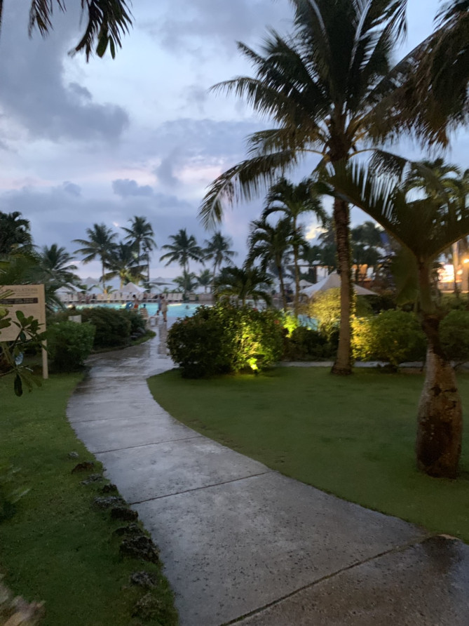 ホテル・ニッコーグアムのプールの様子