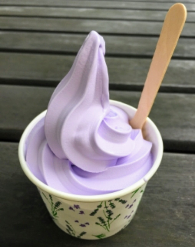 ラベンダーソフトクリーム