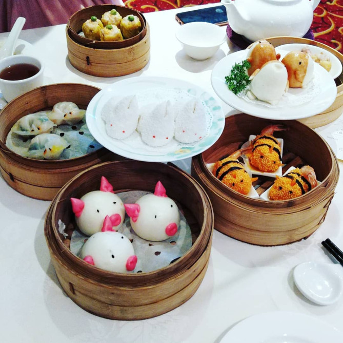 動物をモチーフにした飲茶は子供にも人気