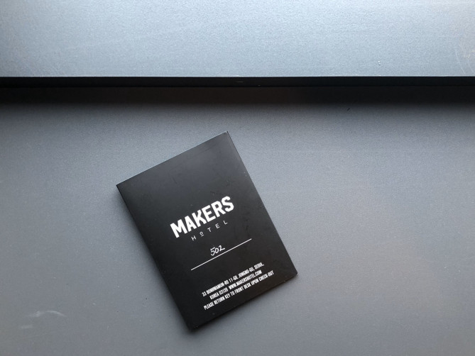 MAKERS HOTELのカードキー