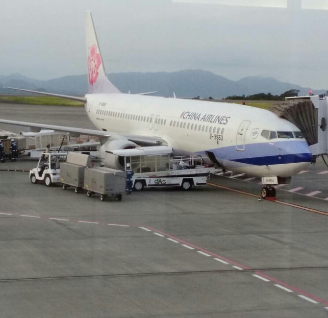 チャイナエアラインの飛行機㈪