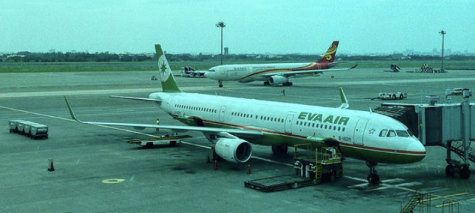 エバー航空の飛行機