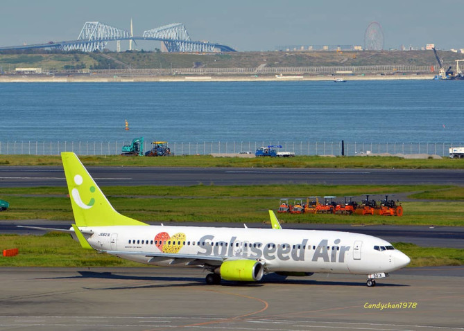 ソラシドエアの飛行機
