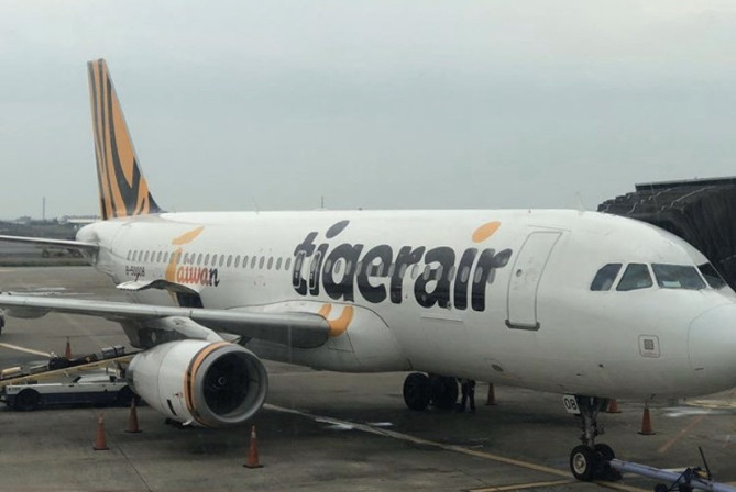 タイガーエアの飛行機