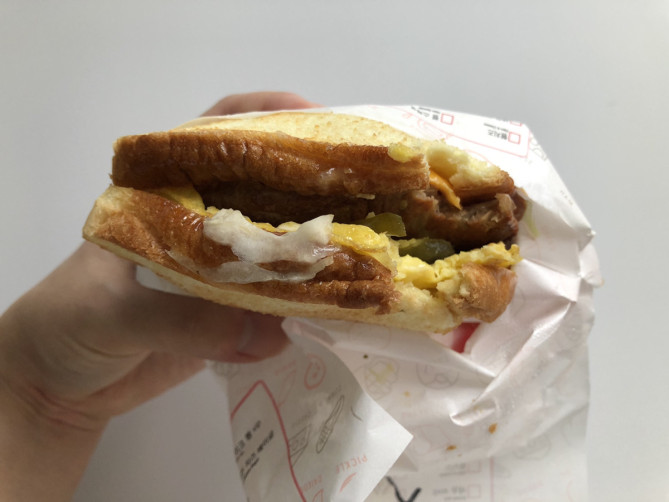 韓国のトースト