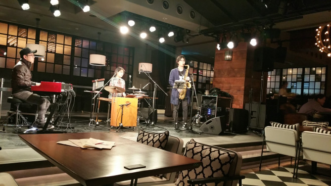 ライブが楽しめるゾーン