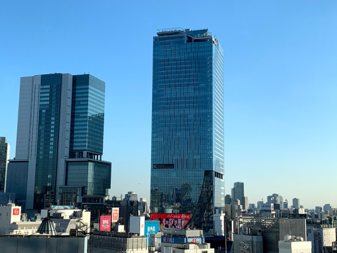 渋谷スクランブルスクエアの外観