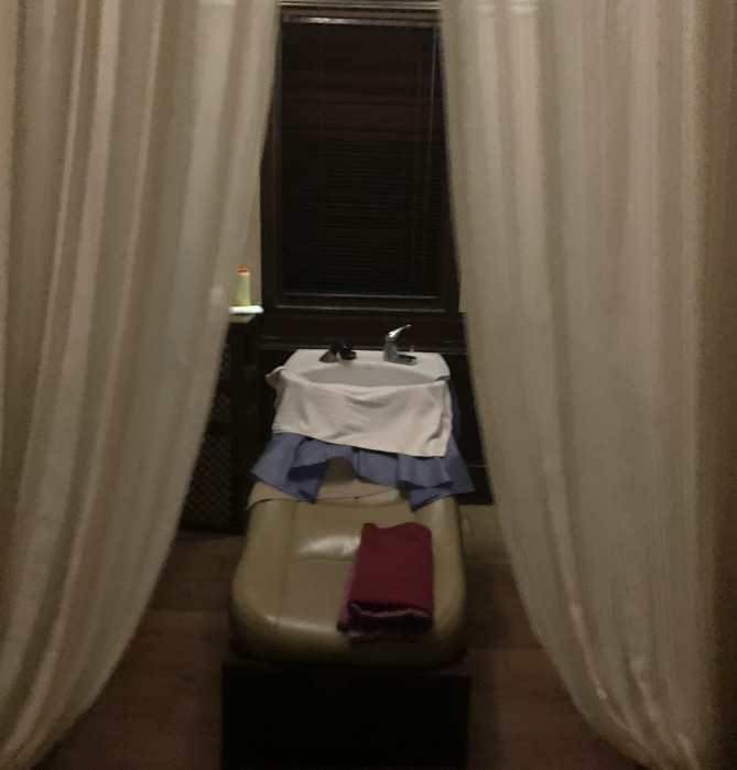 シャンプー台