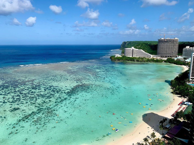 グアムのホテルからの景色