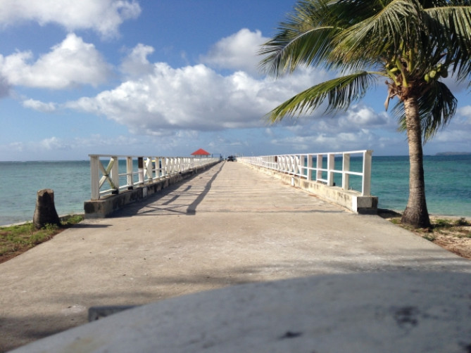 ココス島の桟橋